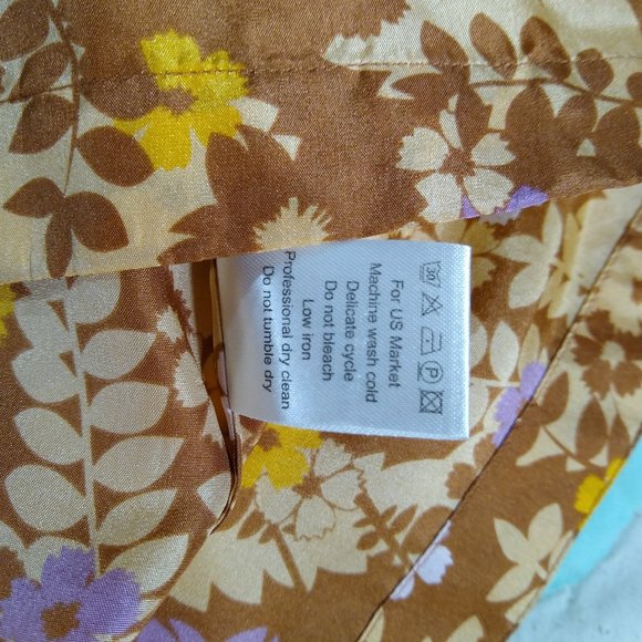 Cote Femme | Silk Sleeveless Blouse | Size 12 🦋 - Picture 4 of 7